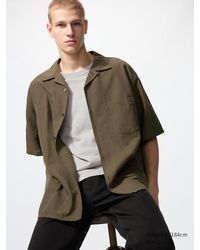 Uniqlo - Cotton Linen Blend Shirt - Lyst