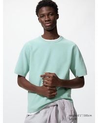 Uniqlo - Washable Milano Ribbed Knitted T-Shirt - Lyst