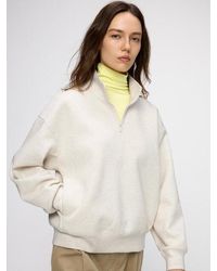 Uniqlo - Sweat Half-Zip Pullover - Lyst