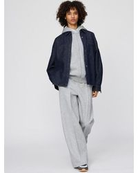 Uniqlo - Sweat Straight Trousers (Longer) - Lyst