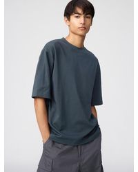Uniqlo - Airism Cotton Oversized Crew Neck T-Shirt - Lyst