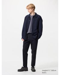 Uniqlo - Pantalón Smart Algodón Tobillero - Lyst