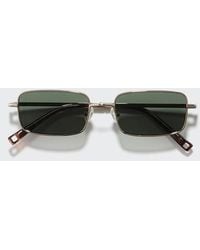 Uniqlo - Sunglasses (Rectangle, Metal) - Lyst