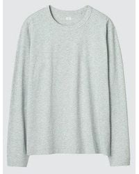 Uniqlo - 100% Supima Cotton T-Shirt (Long Sleeve) - Lyst
