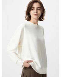 Uniqlo - Soft Knit Fleece Crew Neck T-Shirt - Lyst