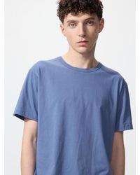 Uniqlo - Airism Cotton Crew Neck T-Shirt - Lyst
