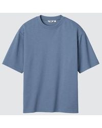 Uniqlo - Airism Cotton Oversized Crew Neck T-Shirt - Lyst