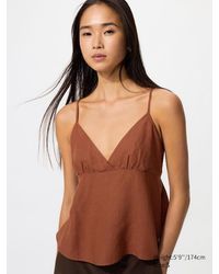 Uniqlo - Linen Blend Camisole Top - Lyst