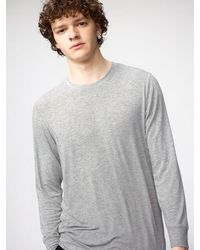 Uniqlo - Heattech Extra Warm Cashmere Blend Crew Neck T-Shirt (Long Sleeve) - Lyst