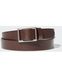 Uniqlo - Italian Leather Slide Buckle Belt - Lyst