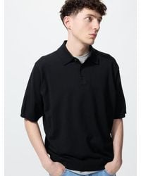Uniqlo - Washable Knit Polo Jumper (Short Sleeve) - Lyst