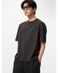 Uniqlo - Boxy Cropped T-Shirt - Lyst
