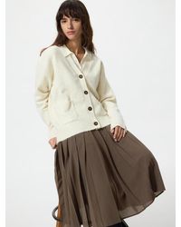 Uniqlo - Soufflé Yarn Relaxed Cardigan - Lyst