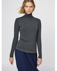 Uniqlo - Heattech Extra Warm Cashmere Blend Turtleneck T-Shirt (Long Sleeve) - Lyst