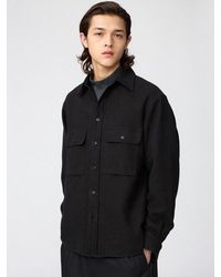 Uniqlo - Brushed Cotton Shirt - Lyst
