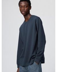 Uniqlo - Airism Cotton Crew Neck T-Shirt (Long Sleeve) - Lyst