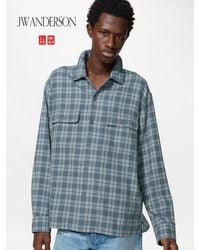 Uniqlo - Flannel Shirt (Checked) - Lyst