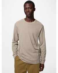 Uniqlo - Soft Brushed Crew Neck T-Shirt (Long Sleeve) - Lyst