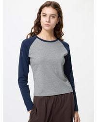 Uniqlo - Mini T-Shirt (Raglan, Long Sleeve) - Lyst