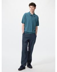 Uniqlo - Linen Blend Relaxed Trousers - Lyst