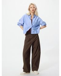 Uniqlo - Jersey Barrel Leg Trousers - Lyst