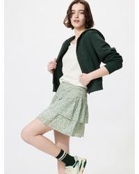 Uniqlo - Volume Mini Skirt (Shirring, Frill) - Lyst