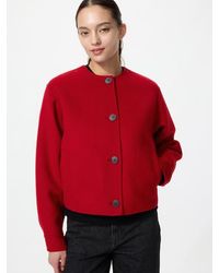 Uniqlo - Double-Faced Wool Blend Blouson - Lyst