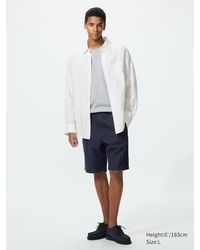 Uniqlo - Linen Blend Shorts - Lyst