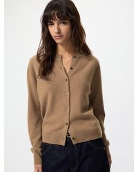 Uniqlo - 100% Cashmere Crew Neck Cardigan - Lyst
