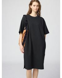 Uniqlo - Airism Cotton Relaxed Dress (Short Sleeve) - Lyst