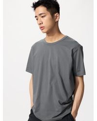 Uniqlo - Airism Cotton Crew Neck T-Shirt - Lyst