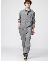 Uniqlo - 100% Premium Linen Wide Trousers - Lyst