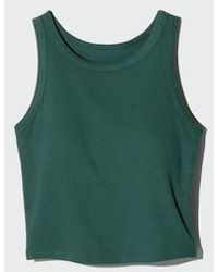 Uniqlo - Ribbed Cropped Bra Top - Lyst