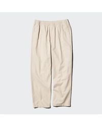 Uniqlo - Linen Blend Easy Trousers - Lyst