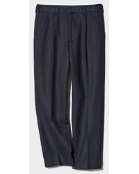 Uniqlo - Pantaloni Con Piega Ampi Jersey Soft (Misura Lunga) - Lyst