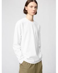Uniqlo - Airism Cotton Striped T-Shirt (Long Sleeve) - Lyst