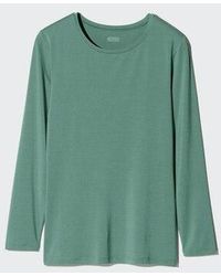 Uniqlo - Heattech Crew Neck T-Shirt - Lyst