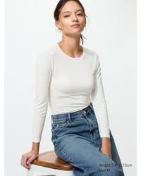 Uniqlo - Maglia Termica Heattech Girocollo - Lyst