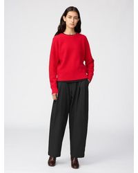 Uniqlo - Pleated Barrel Leg Trousers - Lyst