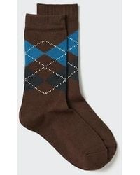 Uniqlo - Heattech Socks (Argyle) - Lyst