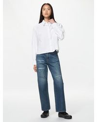 Uniqlo - Straight Jeans (Distressed, Shorter) - Lyst