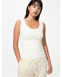 Uniqlo - Henley Neck Sleeveless Top - Lyst