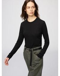 Uniqlo - Heattech Extra Warm Cashmere Blend Crew Neck T-Shirt (Long Sleeve) - Lyst