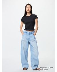 Uniqlo - Jeans Ampi - Lyst
