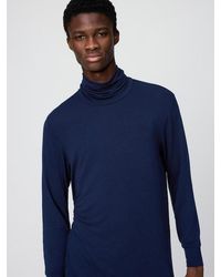 Uniqlo - Heattech Extra Warm Cashmere Blend Turtleneck T-Shirt (Long Sleeve) - Lyst