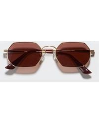 Uniqlo - Sunglasses (Hexagon, Metal) - Lyst
