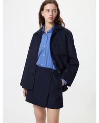 Uniqlo - Doubled-Faced Wool Blend Mini Skirt - Lyst