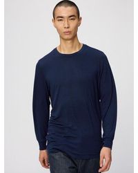 Uniqlo - Heattech Extra Warm Cashmere Blend Crew Neck T-Shirt (Long Sleeve) - Lyst