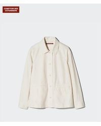 Uniqlo - Chaqueta Lino Algodón - Lyst