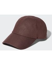 Uniqlo - Adjustable Linen Blend Cap - Lyst